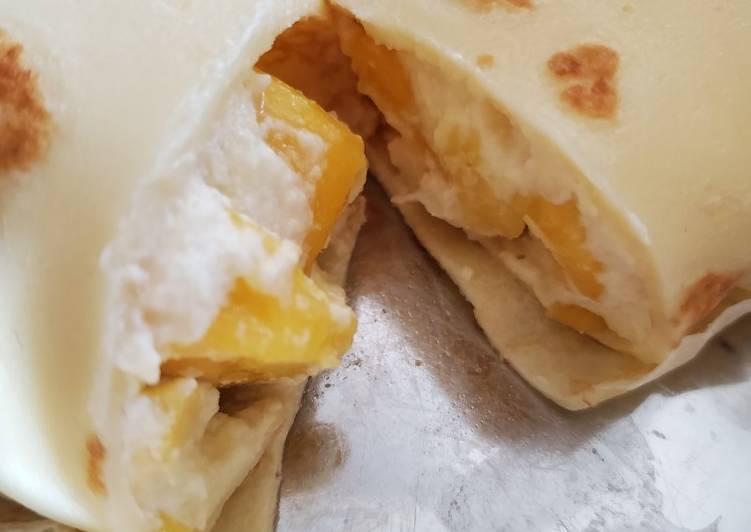 Recipe of Any-night-of-the-week Mango pancake