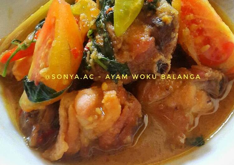 Cara Gampang Menyiapkan Ayam Woku Balanga khas Manado Anti Gagal