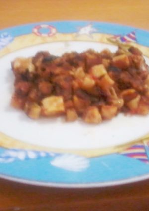 Una foto de Güergüeritos Horneados con Salsa de Pimentón y Carne