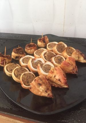 Hình của món Mực ống nhồi thịt chiên ngọt dịu không bị dai.