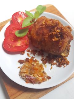 Foto resep 1068. Ayam Goreng Lengkuas Sambal Bawang