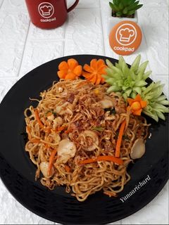 Foto resep Mie Goreng Bakso Ikan