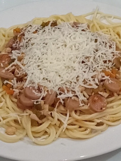 Foto resep Spagetti ayam sosis