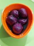 બ્લ્યુ બેરી રસગુલ્લા (Blue Berry Rasgulla Recipe In Gujarati)