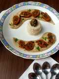 Hare Bhare Gattey in Guava Gravy