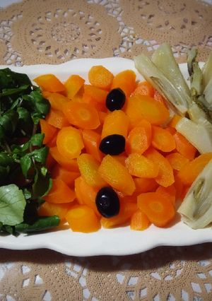 Une photo de Salade de cressons carottes fenouil 🍴