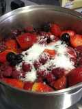 Dulce de frutos rojos