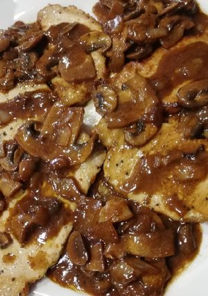 Una foto de Carne marsala