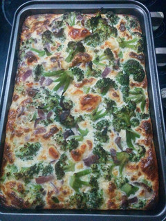 Una foto de Pastel de brócoli