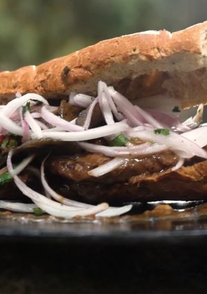 Una foto de Fricandó de carne a la Peruana