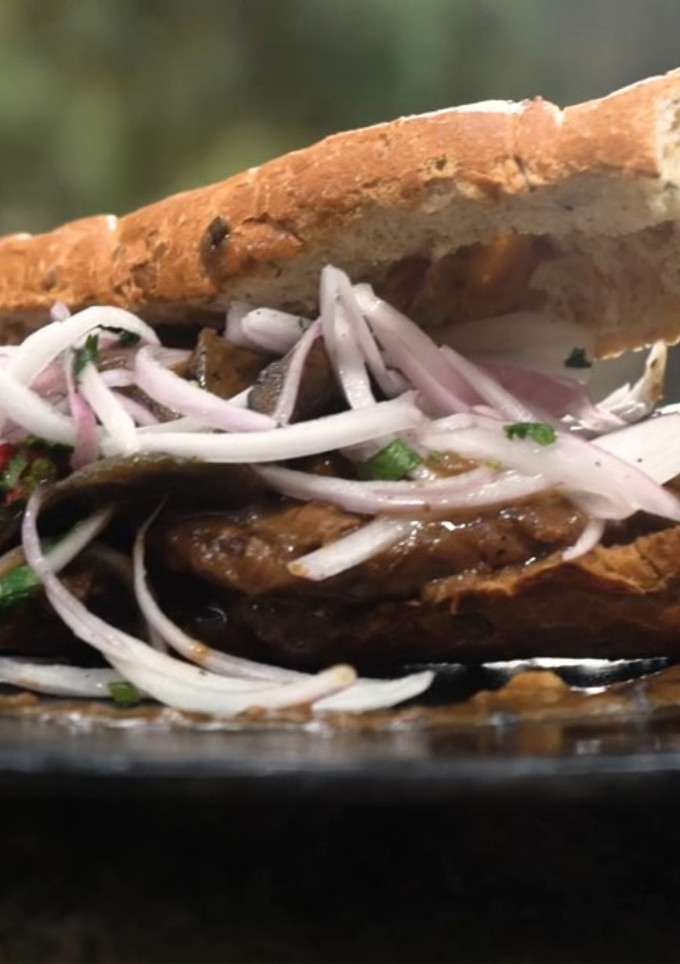 Una foto de Fricandó de carne a la Peruana