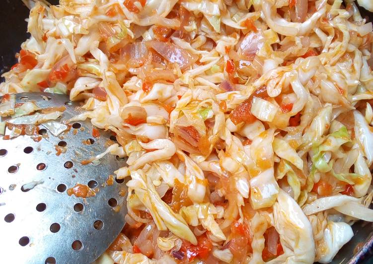 Steps to Prepare Quick Cabbage sauce | This is Recipe So Simple You Must Try Now !!