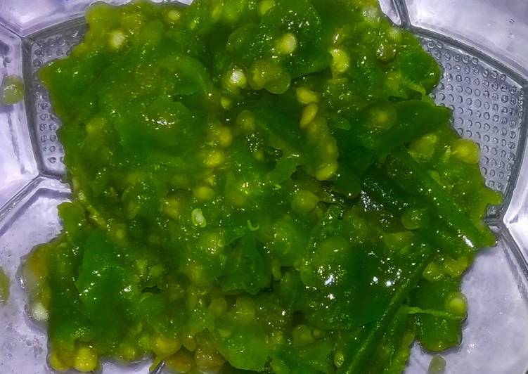 Cara Memasak Sambal korek ijo Yang Sederhana