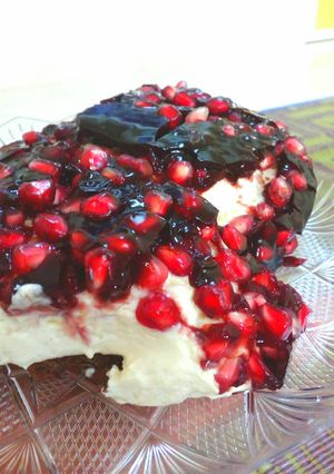 صورة لوصفة حلى الرمان بالفيمتو