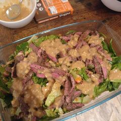 Flank steak salad A picture of Flank steak salad.