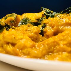A picture of Winter Pumpkin Chicken Curry.