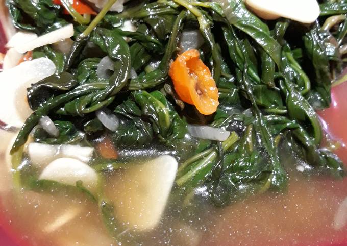 Resep Ca Kangkung Simpel Yummy yang Lezat Sekali