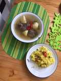 Caldo de carnes de res