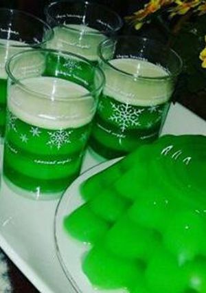 Foto resep Puding Lapis Kelapa Muda