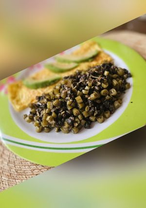 Una foto de Guarnición de ejotes con champiñones al limón