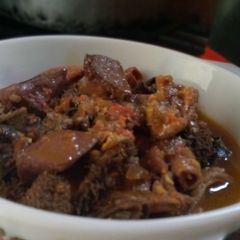Offal pepper soup (kayan ciki rago) A picture of Offal pepper soup (kayan ciki rago).
