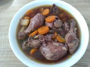 A picture of pressure cooker chicken stew