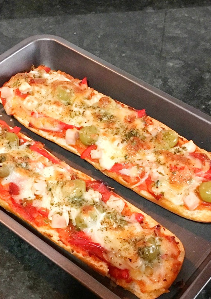 Una foto de Pan pizza