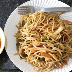 Schezwan noodles A picture of Schezwan noodles.