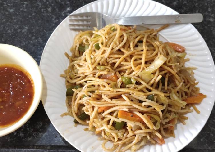 Simple Way to Prepare Super Quick Homemade Schezwan noodles