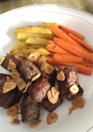 Foto resep Saikoro beef Tepanyaki