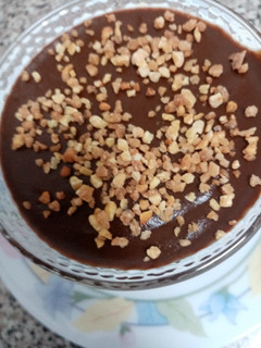 Una foto de Postre con batata y cacao