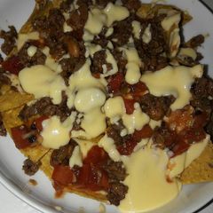 A picture of Cheesy Beef Nachos.