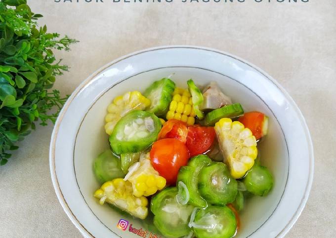 Bagaimana Membuat Sayur Bening Jagung Oyong, Sempurna