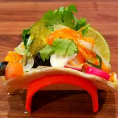 A picture of Mike's Green Chili Tacos.