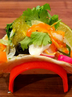 A picture of Mike's Green Chili Tacos.
