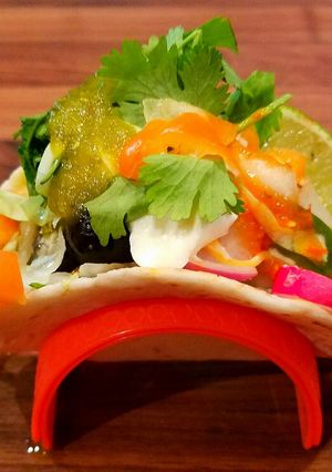 A picture of Mike's Green Chili Tacos.