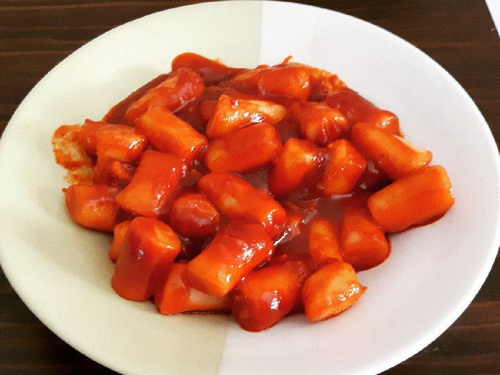 Resep Homemade Tteokbokki (topoki) mudah dan cepat. Dijamin jadi Anti Gagal