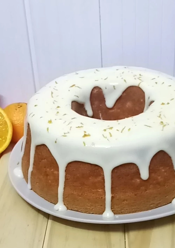 Una foto de Torta de naranja esponjosa