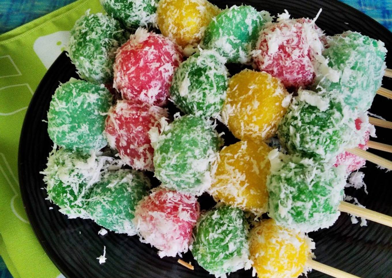 Sate singkong pelangi 🌈