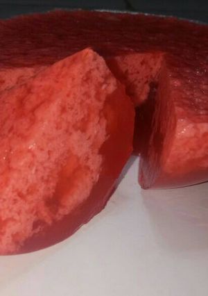 Foto resep Puding lumut stroberi