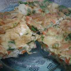 รูปของ Telur dadar sayuran