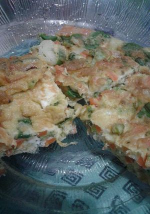 Foto resep Telur dadar sayuran