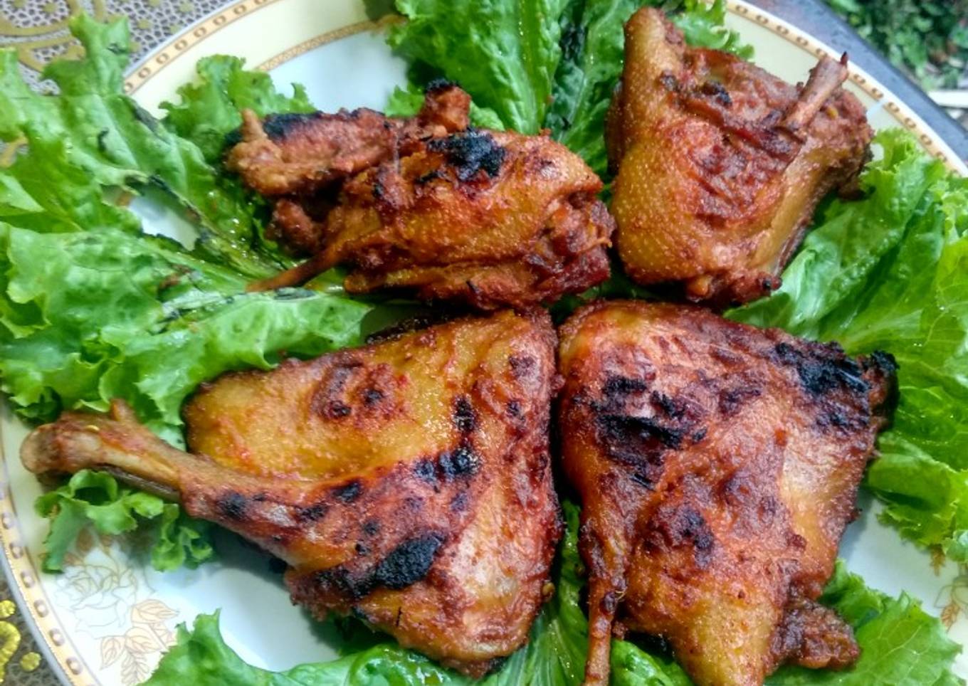 Bebek Bakar Bumbu Ungkep