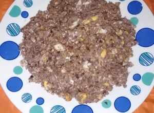 Una foto de Huevos con frijol