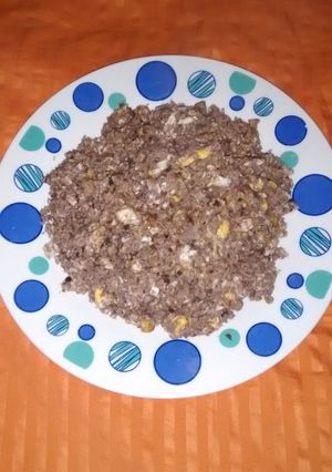 Una foto de Huevos con frijol