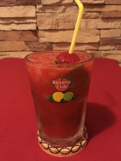 Una foto de Mojito de fresa