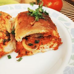 A picture of Veggie Masala Pav.