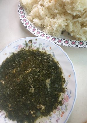 صورة لوصفة ايدام ملوخية