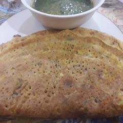A picture of Besan chila.