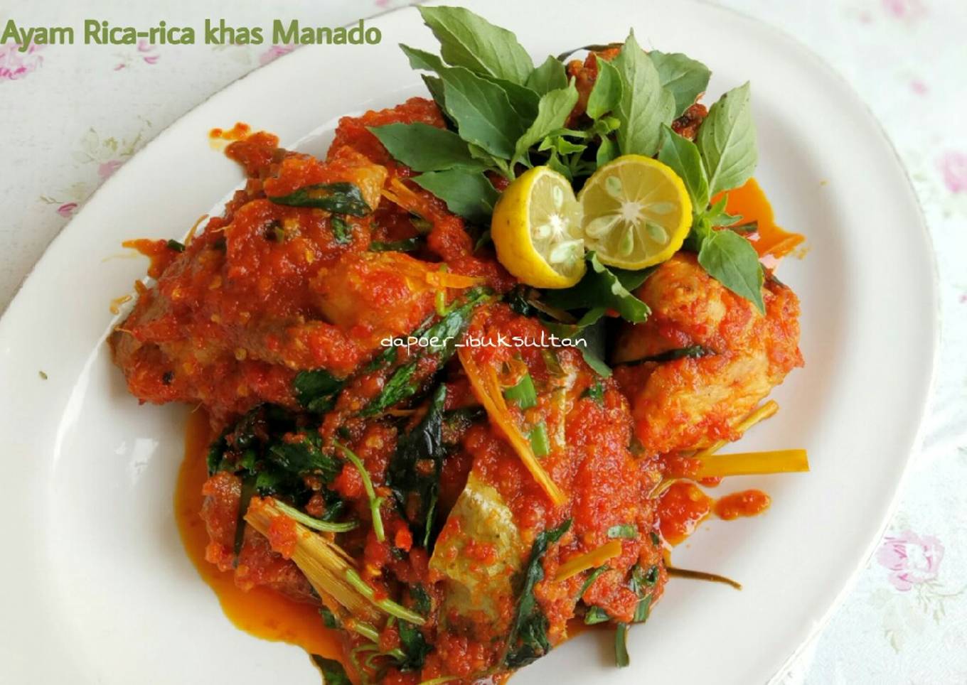 Ayam rica-rica khas Manado